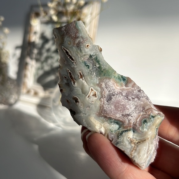 Amethyst Stalactite Uruguay Crystal Crystalline Structure Raw Mineral - Picture 9 of 12